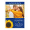Yellow Sunflower Blue Photo Save the Date