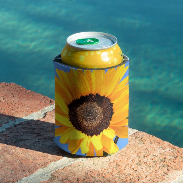 Yellow Sunflower Can Cooler (In Situ Pool)