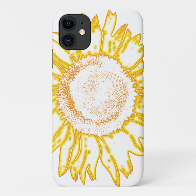Yellow Sunflower Case-Mate iPhone Case (Back)