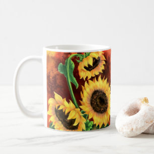 Yellow Sunflower Coffee Mug