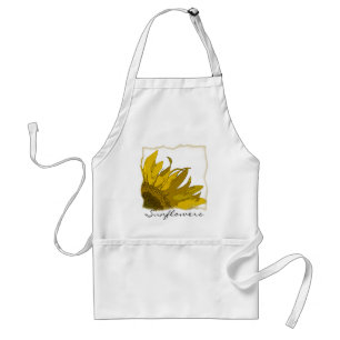 Yellow Sunflower Corner Standard Apron