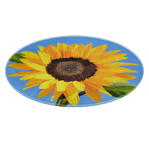 Yellow Sunflower Cutting Board