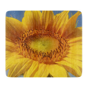 Yellow Sunflower Cutting Board