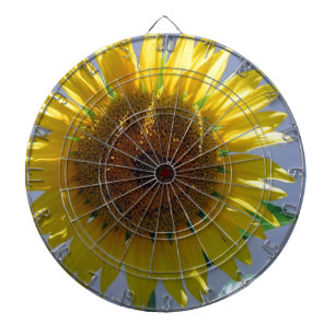 Yellow Sunflower Dartboard