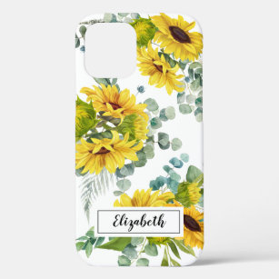 Yellow Sunflower Floral OtterBox iPhone Case