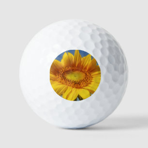Yellow Sunflower Golf Balls