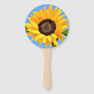 Yellow Sunflower Hand Fans