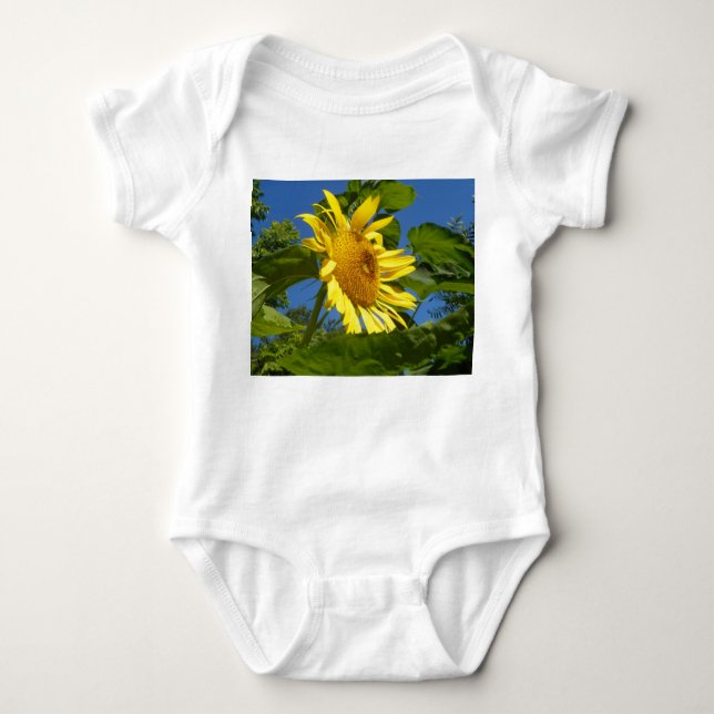 YELLOW SUNFLOWER Infant Creeper (Front)