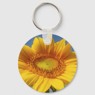 Yellow Sunflower Key Ring