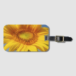 Yellow Sunflower Luggage Tag