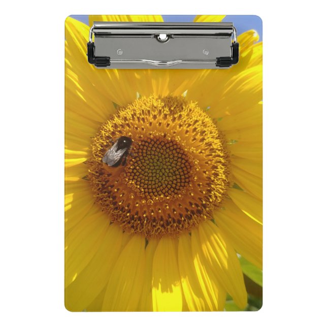 Yellow Sunflower Mini Clipboard (Front)