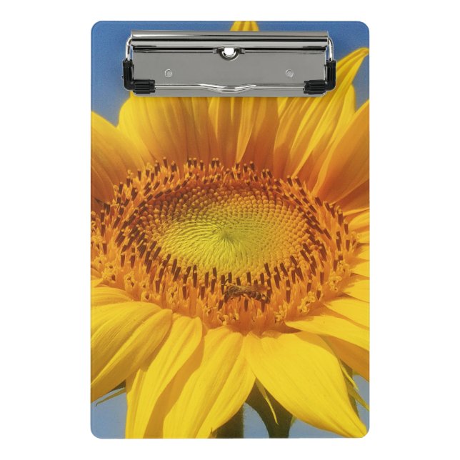 Yellow Sunflower Mini Clipboard (Front)