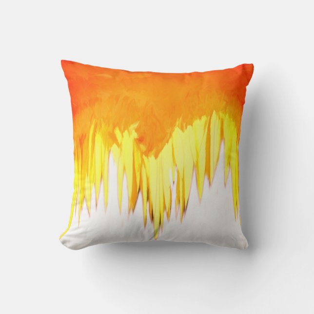 Yellow Sunflower Motif Cushion (Front)