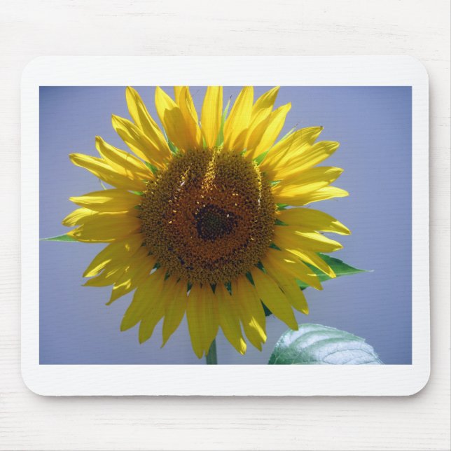 Yellow Sunflower Mouse Pad (Front)