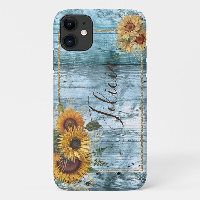  Yellow Sunflower Name    Case-Mate iPhone Case (Back)