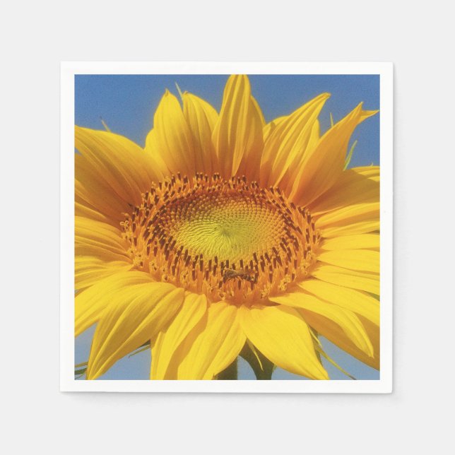 Yellow Sunflower Napkin (Front)