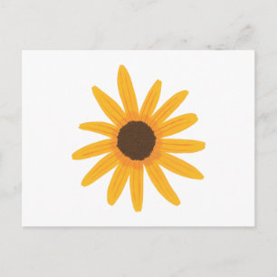 Yellow Sunflower Painting Postcards
