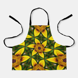 Yellow Sunflower Patterns Apron