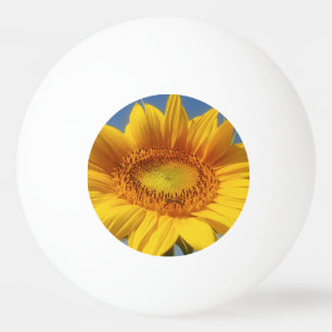 Yellow Sunflower Ping Pong Ball