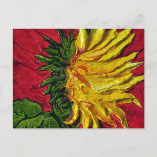 Yellow Sunflower Postcard