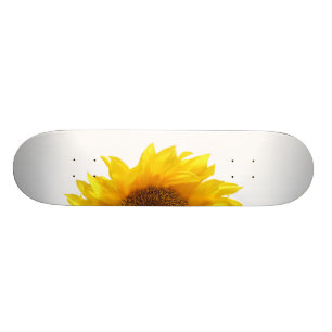 yellow sunflower skateboard