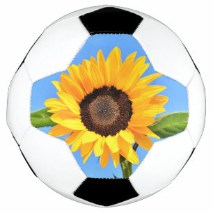 Yellow Sunflower Soccer Ball