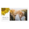 Yellow Sunflower Wedding Thank You Photo Card