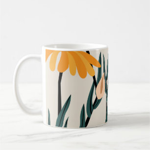 Yellow sunflowers coffee mug
