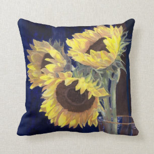 Yellow Sunflowers Cushion