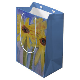 Yellow Sunflowers Gift Bag