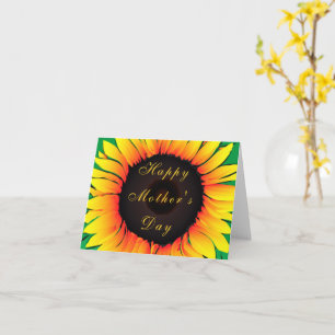 Yellow Sunflowers Mother's Day Card