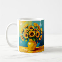 Yellow Sunflowers Personalised