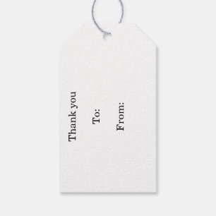 Yellow Sunset Grassy Meadow Gift Tag