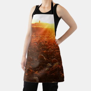 Yellow Sunset Pumpkin Patch Apron