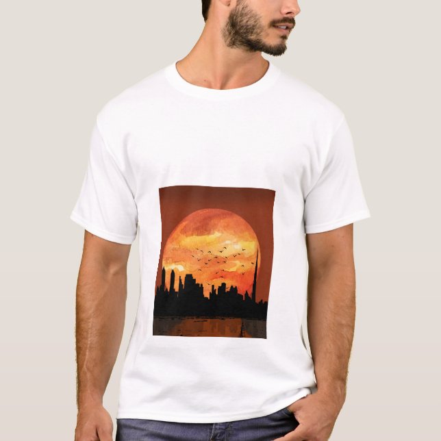 Yellow sunset T-shirt (Front)