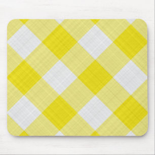 yellow table cloth mouse pad