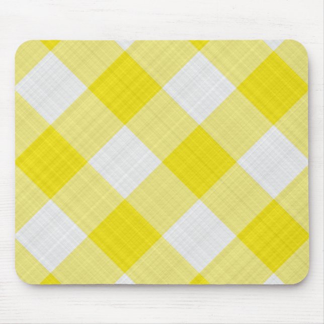 yellow table cloth mouse pad (Front)