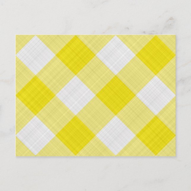 yellow table cloth postcard (Front)