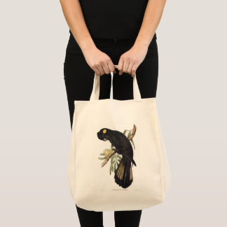 Yellow-tailed Black Cockatoo by Gould Tote Bag