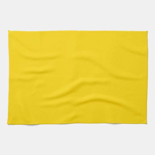 yellow tea towel (Horizontal)