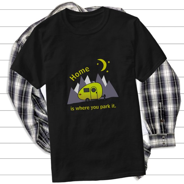 Yellow Teardrop Camper Trailer T-Shirt (Creator Uploaded)