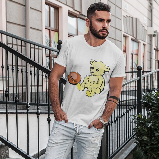 Yellow Teddy Bear T-Shirt (Creator Uploaded)