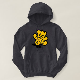 Yellow Teddy Trouble Hoodie