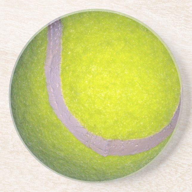 Yellow Tennis Ball, Coaster (Front)