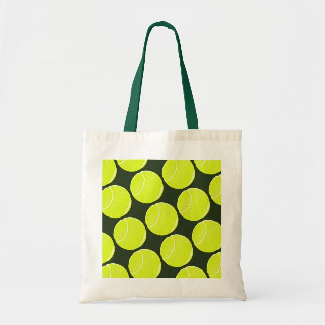 yellow tennis ball tote bag (Front)