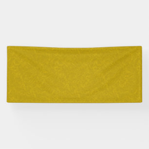 Yellow textured surface with swirling pattern banner