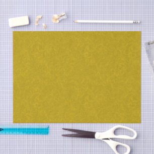 Yellow textured surface with  swirling pattern tissue paper