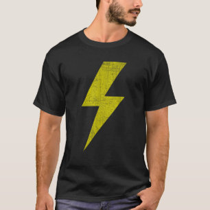 Yellow Thunderbolt Bolt Lightning Team T-Shirt