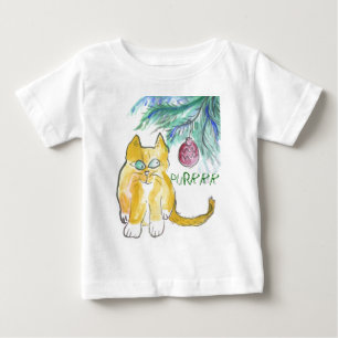 Yellow Tiger Kitty... should I? Baby T-Shirt