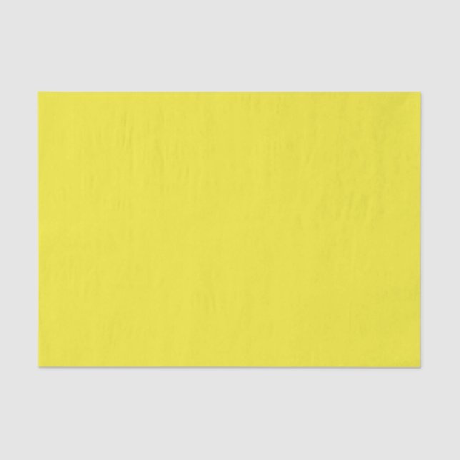 Yellow Tissue Paper | Bold Joyful Gift Wrap Magic (Front)